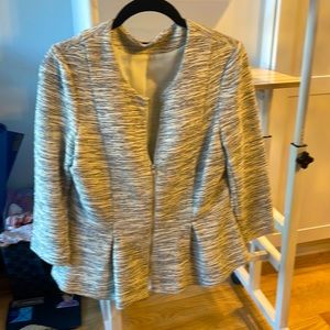 H&M zipper peplum jacket size 10